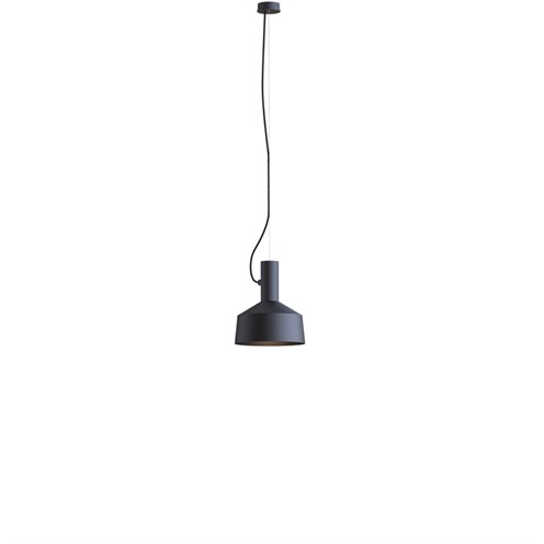 Wever & Ducré+ROOMOR CABLE 1.2 max. 15W E27, rippvalgusti, matt must, riputi 2,5m